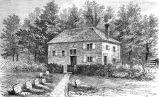 The grave of William Penn at Jordans, Buckinghamshire, 1881. Creator: Unknown