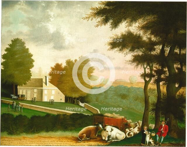 The Grave of William Penn, c. 1847/1848. Creator: Edward Hicks.