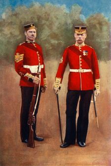 The Grenadier Guards (Colour-Sergeant & Sergeant-Major) 1901. Creator: Gregory & Co
