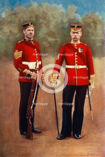 'The Grenadier Guards (Colour-Sergeant & Sergeant-Major)', 1901. Creator: Gregory & Co.