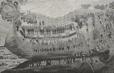 The Great Martyrdom of Nagasaki , (September 10, 1622), Japan, 1877. Creator: Unknown