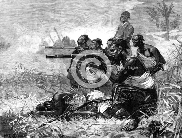 The Great Military Disaster in the Soudan: native Egyptian troops, 1883. Creator: Unknown.