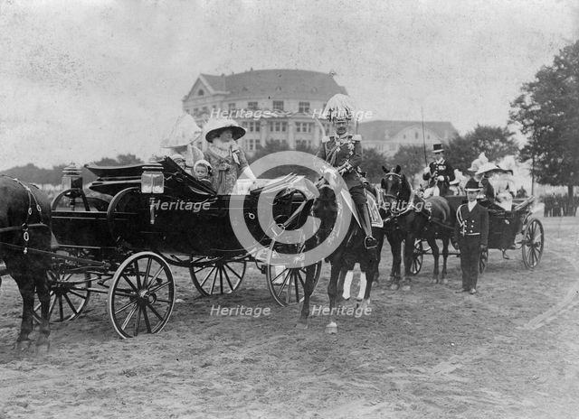 The Great Military Review at Tempelhofer Field, Berlin, Germany, early 20th century. Artist: Unknown