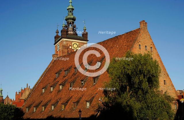 The Great Mill, built by the Teutonic Knights in 1350, Old Town, Gdansk, Poland, 2015. Creator: Unknown.