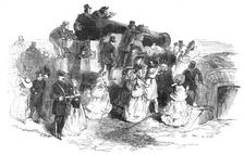 The Great Naval Review: sketch on Fort Monckton, 1856. Creator: Unknown