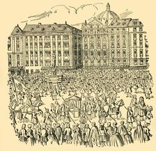 The Great Nobles of Hungary Take the Oath of Loyalty to Maria Theresa...in 1740 (c1930). Creator: Unknown