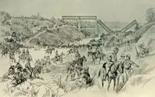 The Great Advance: Lord Roberts's Column Crossing the Sand River Drift 1901. Creator: Unknown