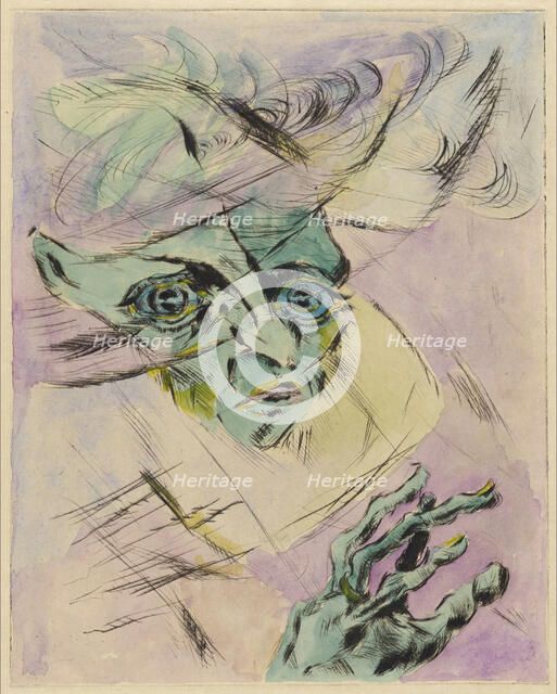 The Great Anxiety, 1918. Creator: Gramatté, Walter (1897-1929).