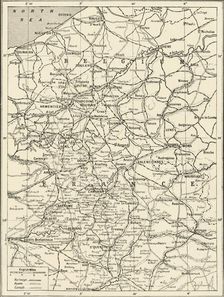 The Great Arras Battle Area 1917. Creator: Unknown