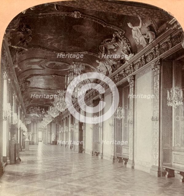 'The Great Banqueting Hall, Royal Palace, Stockholm, Sweden', 1901. Creator: Keystone View Company.