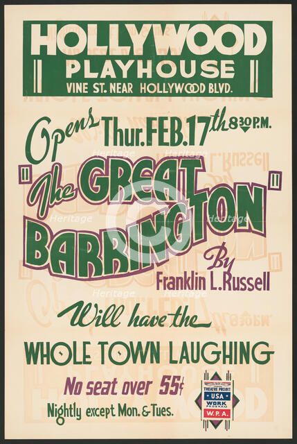 The Great Barrington, Los Angeles, 1938. Creator: Unknown.