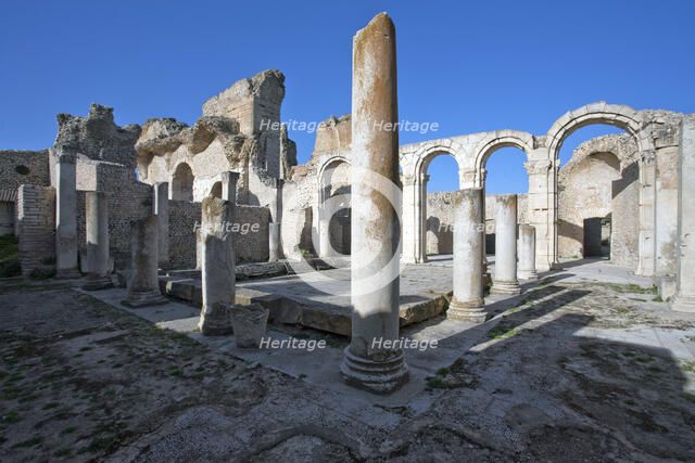 The Great Baths of Mactaris, Tunisia. Artist: Samuel Magal