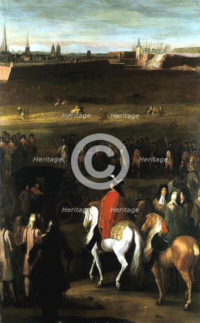 'The Great Battles of Louis XIV: Reduction of the Citadel of Cambrai', 1677.    Artist: Workshop of Adam Frans van der Meulen