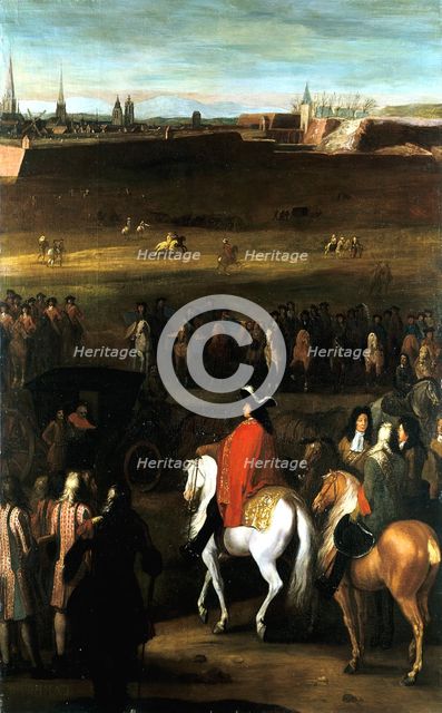 'The Great Battles of Louis XIV: Reduction of the Citadel of Cambrai', 1677.    Artist: Workshop of Adam Frans van der Meulen