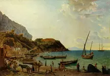 The great Bay of Sorrento - a variation 1820s, (1965). Creator: Sil'vestr Shchedrin
