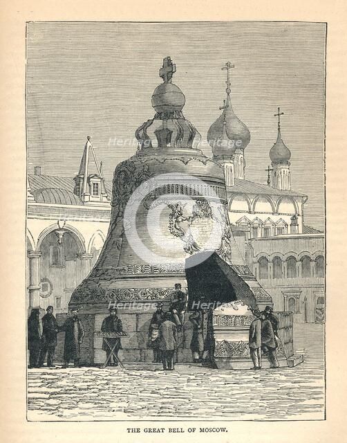 'The Great Bell of Moscow', 1893. Artist: Unknown.