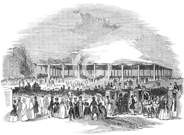 The Great Berkshire Festival, United States, the Pavilion, 1844. Creator: Unknown.
