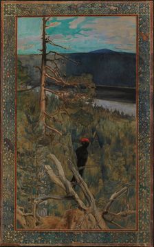 The Great Black Woodpecker, 1893. Creator: Akseli Gallen-Kallela