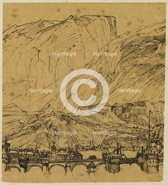 The Great Bridges, n.d. Creator: Rodolphe Bresdin.