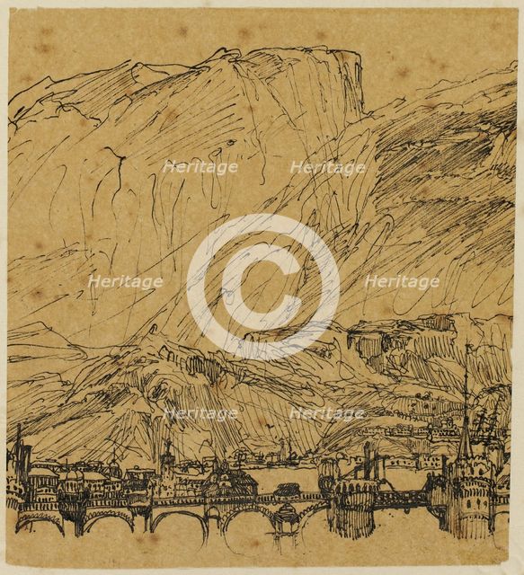 The Great Bridges, n.d. Creator: Rodolphe Bresdin.