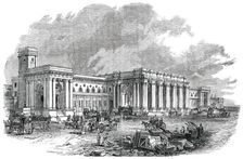 The Great Central Railway Station at Newcastle-Upon-Tyne, 1850. Creator: Unknown