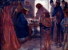 The Great Charter was sealed with the King's seal 1215, (1905).Artist: A S Forrest