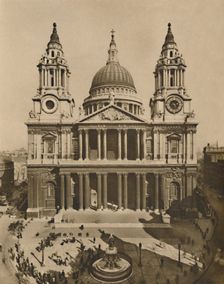 The Great Church Built By Wren On The Site of Old St. Paul's c1935. Creator: Francis Frith & Co