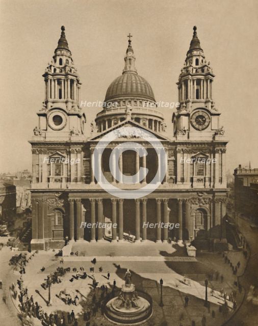 'The Great Church Built By Wren On The Site of Old St. Paul's', c1935. Creator: Francis Frith & Co.
