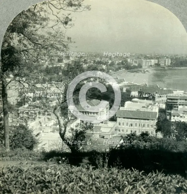 'The Great City of Bombay, the Metropolis of Western India, from Malabar Hill', c1930s. Creator: Unknown.