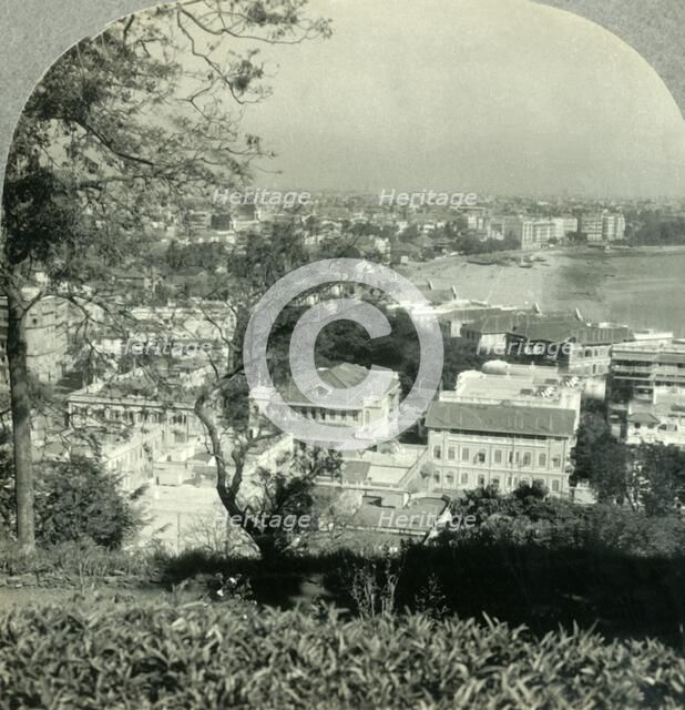 'The Great City of Bombay, the Metropolis of Western India, from Malabar Hill', c1930s. Creator: Unknown.
