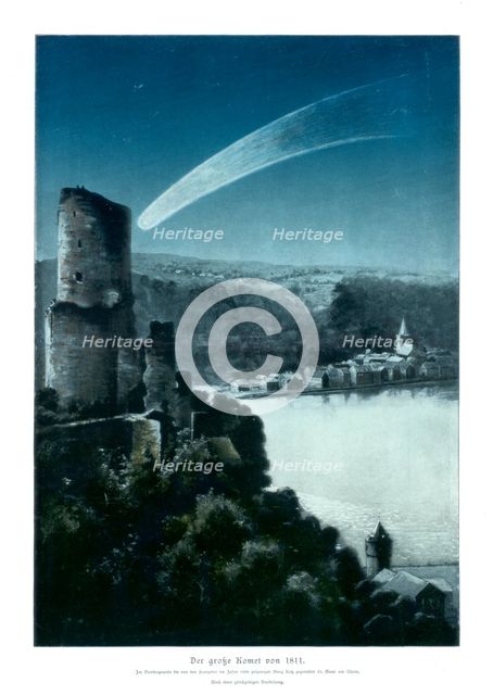 The Great Comet of 1811, (1900). Artist: Unknown
