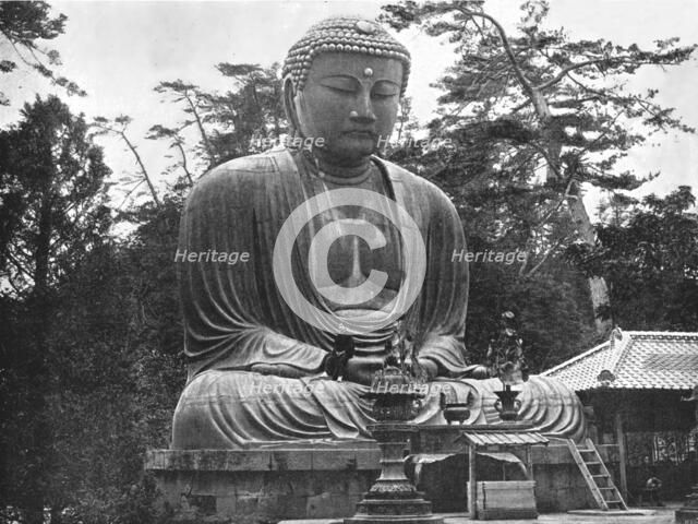 'The Great Daibutsu', Kamakura, Japan, 1895. Creator: W & S Ltd.