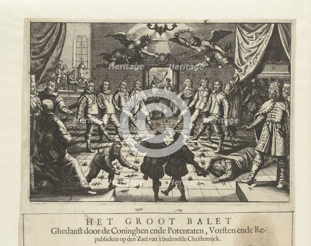 The "Great European War Ballet", c. 1643. Creator: Anonymous.