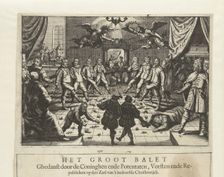 The "Great European War Ballet", c. 1643. Creator: Anonymous