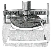 The Great Exhibition Building in Hyde Park - Circular Plane - Showing Cutter, 1850. Creator: Unknown
