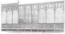 The Great Exhibition Building in Hyde Park - Portion of the South Front, 1850. Creator: Unknown