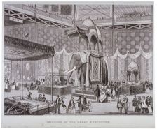 The Great Exhibition, Hyde Park, Westminster, London, 1851. Artist: Jean-Marie Chavanne
