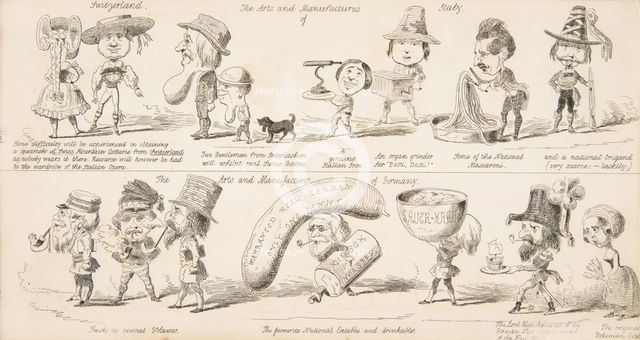 The Great Exhibition "Wot is to Be", Probable Results of The Industry of All Nations in Th..., 1850. Creator: George Augustus Sala.