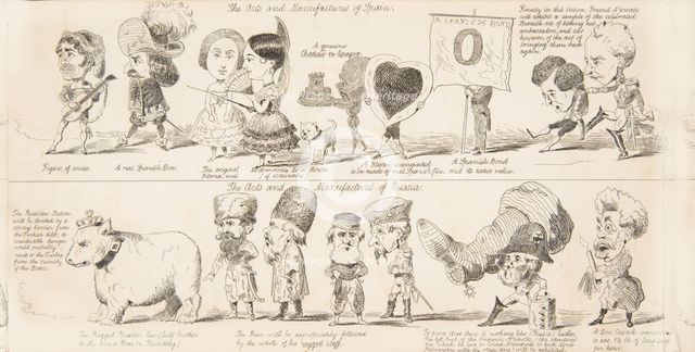 The Great Exhibition "Wot is to Be", Probable Results of The Industry of All Nations in Th..., 1850. Creator: George Augustus Sala.