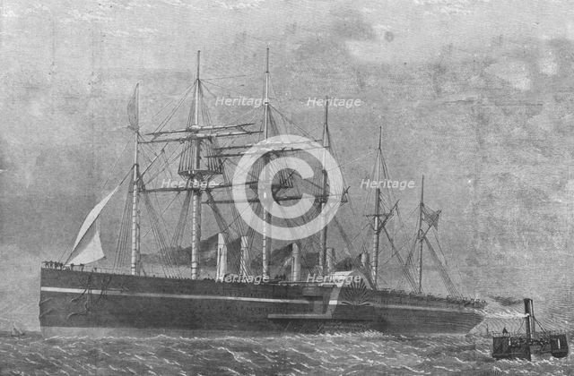 'The 'Great Eastern', 1860: The Vessel leaving Southampton on her First Voyage, June 17', (1901).  Creator: Unknown.