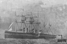 The Great Eastern 1860: The Vessel leaving Southampton on her First Voyage, June 17 (1901). Creator: Unknown