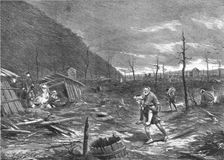 The Great Earthquake in Japan; The Scene of the Disaster, the Town of Gifu 1891. Creator: G Bigot