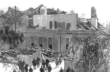 'The Great Earthquake in Japan; The Wreck of the Post Office at Nagoya 1891. Creator: Unknown