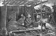 The Great Earthquake in Japan; Views at The Scene of the Disaster, Inhabitants of Ogaki 1891. Creator: G Bigot