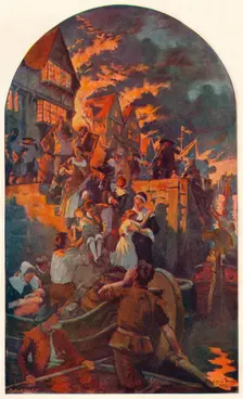 The Great Fire of London, 1666 (1905)
