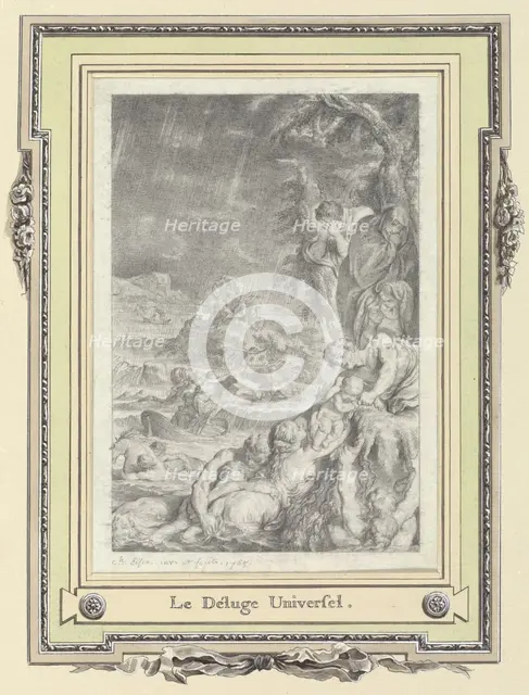 The Great Flood, 1765. Creator: Charles Eisen.