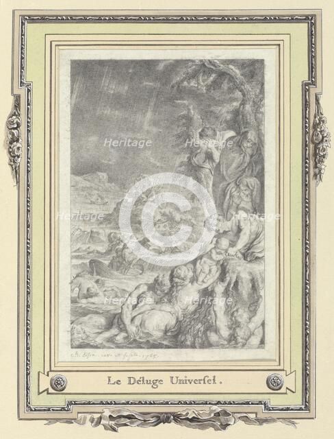 The Great Flood, 1765. Creator: Charles Eisen.