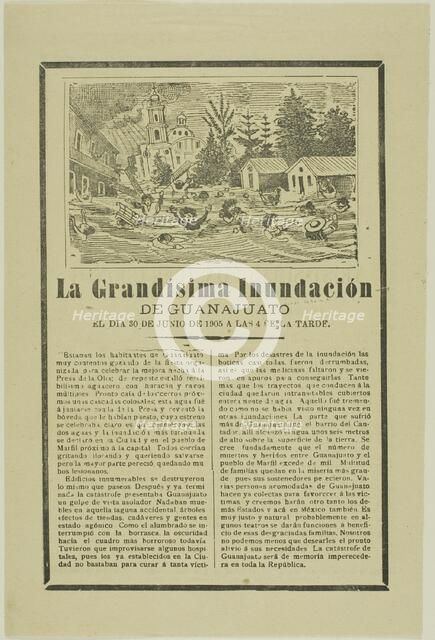 The Great Flood, n.d. Creator: José Guadalupe Posada.