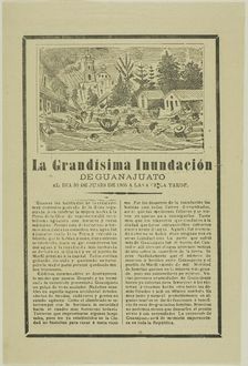 The Great Flood, n.d. Creator: José Guadalupe Posada