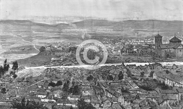 ''The Great Floods in Spain--The Town of Consuegra after the Inundations', 1891. Creator: Unknown.